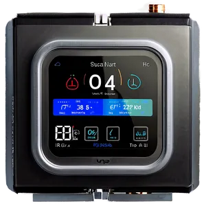 Smart Thermostat With Ai Png 11 PNG Image