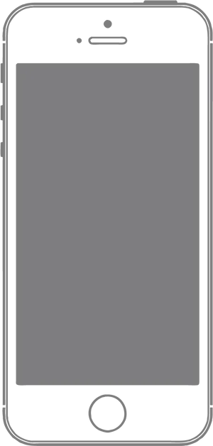 Smartphone Frame Template PNG Image