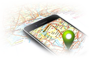 Smartphone G P S Locationon Map PNG Image