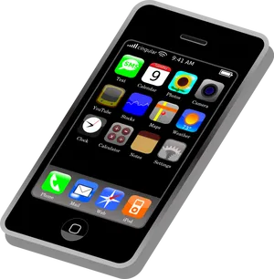 Smartphone Interface Display PNG Image