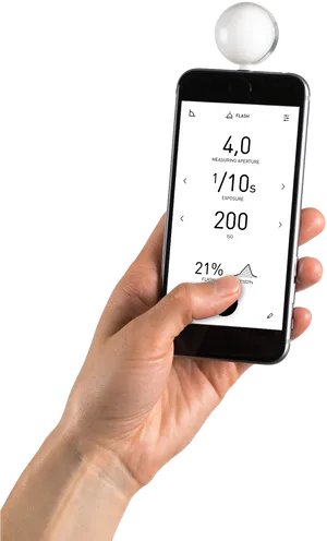 Smartphone Light Meter Attachment PNG Image