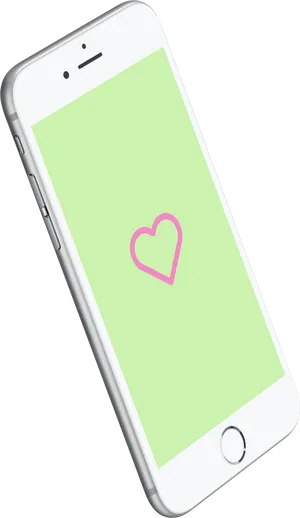 Smartphone Love Heart Wallpaper Clipart PNG Image