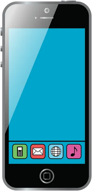 Smartphone Vector Illustration PNG Image