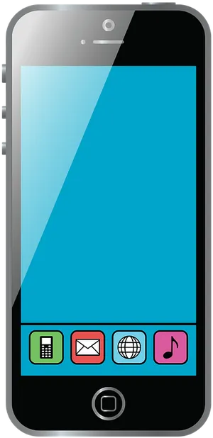 Smartphone Vector Illustration PNG Image