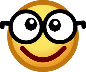 Smiley Face With Glasses Emoji.png PNG Image