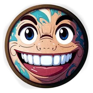 Smiling Anime Character Face Png Jxo PNG Image