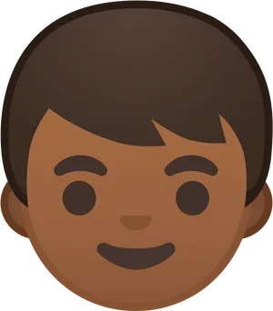 Smiling Boy Emoji PNG Image