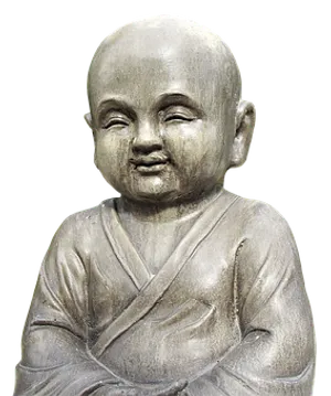 Smiling Buddha Statue PNG Image