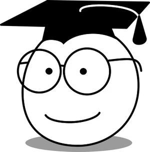 Smiling Cartoon Face Graphic PNG Image