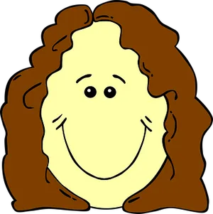 Smiling Cartoon Potato Character PNG Image