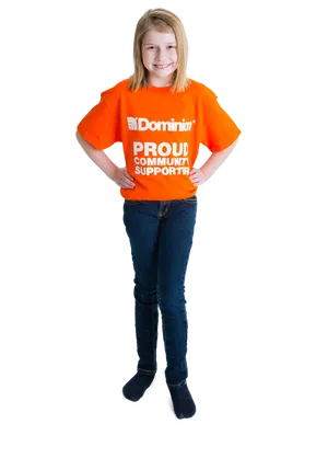 Smiling Childin Orange Shirt PNG