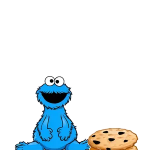 Smiling Cookie Monster Graphic Png 05212024 PNG Image