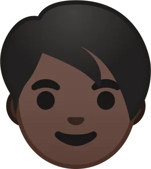 Smiling Emoji Graphic PNG Image