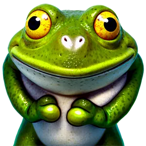 Smiling Frog Cartoon Png Sig PNG Image