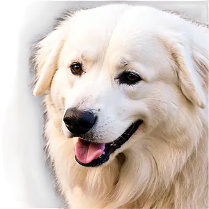 Smiling Great Pyrenees Png 74 PNG Image