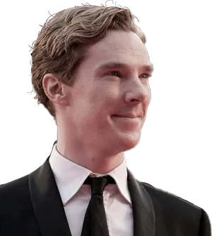 Smiling Manin Suit PNG Image