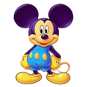 Smiling Mickey Character Png Kai PNG Image