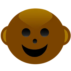 Smiling Monkey Emoji PNG Image