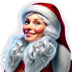 Smiling Mrs Claus Cartoon Png 59 PNG Image