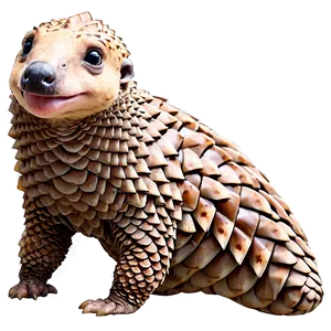 Smiling Pangolin Graphic Png Jkh PNG Image