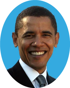 Smiling Political Figure Portrait PNG Image