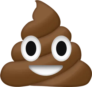 Smiling Poop Emoji PNG Image