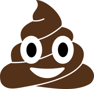 Smiling Poop Emoji PNG Image