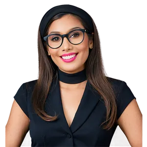 Smiling Receptionist Portrait Png 45 PNG Image