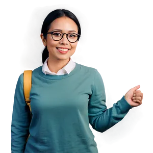 Smiling Teacher Png Lig PNG Image