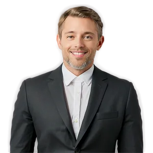 Smiling White Man Portrait Png Cqr PNG Image