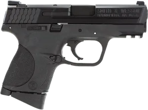 Smith Wesson Handgun Side View PNG Image