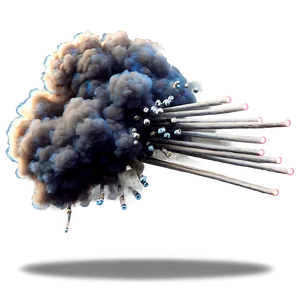 Smoke Explosion With Sparks Png Men PNG Image