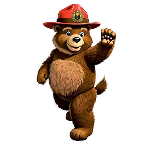 Smokey The Bear Fire Safety Mascot Png Ejw PNG Image