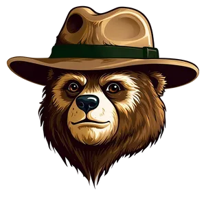 Smokey The Bear Logo Design Png Eul PNG Image