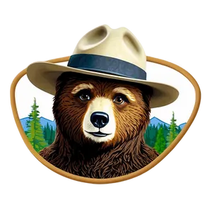 Smokey The Bear Wildlife Preservation Png 06122024 PNG Image