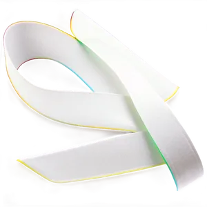 Smooth White Ribbon Curve Png 35 PNG Image