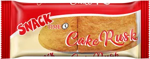 Snack Time Cake Rusk Package PNG Image