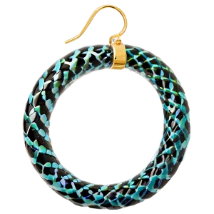 Snake Hoop Earring Png Rlm PNG Image