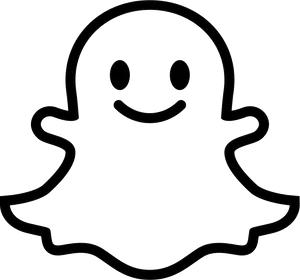 Snapchat_ Ghost_ Logo_ Outline PNG Image