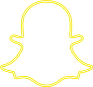 Snapchat_ Ghost_ Outline_ Logo PNG Image