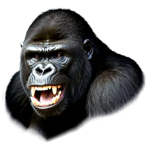 Snarling Gorilla Face Png 29 PNG Image