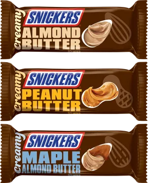 Snickers Creamy Butter Varieties PNG Image