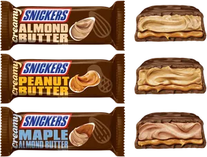 Snickers Creamy Variety Pack PNG Image