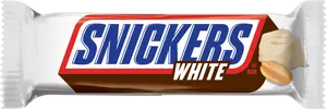 Snickers White Chocolate Bar Packaging PNG Image