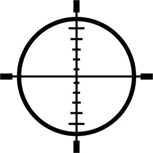 Sniper Scope Crosshairs PNG Image