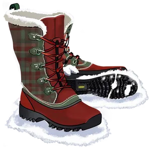 Snow Boot Graphic Png Bqx PNG Image