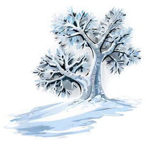 Snow-covered Tree Png Umc PNG Image