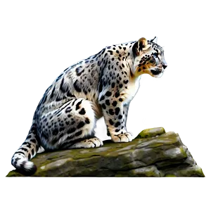 Snow Leopard Habitat Landscape Png Rsn90 PNG Image