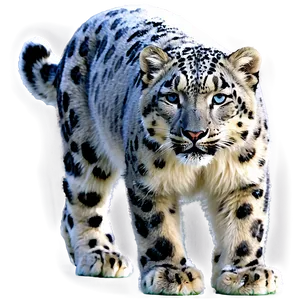 Snow Leopard Habitat Landscape Png Ulv11 PNG Image