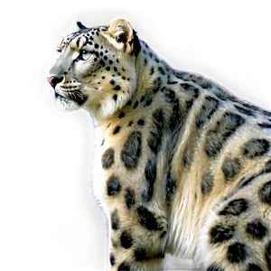 Snow Leopard Side Profile Png 06122024 PNG Image